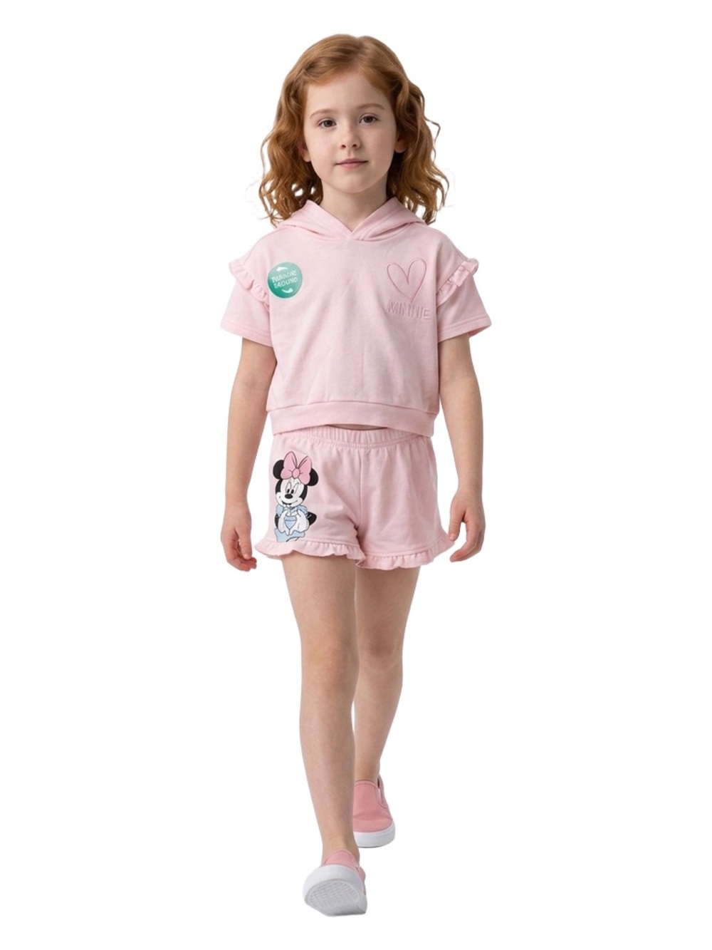 toddler girl Disney Pink Minnie Junior shorts Set